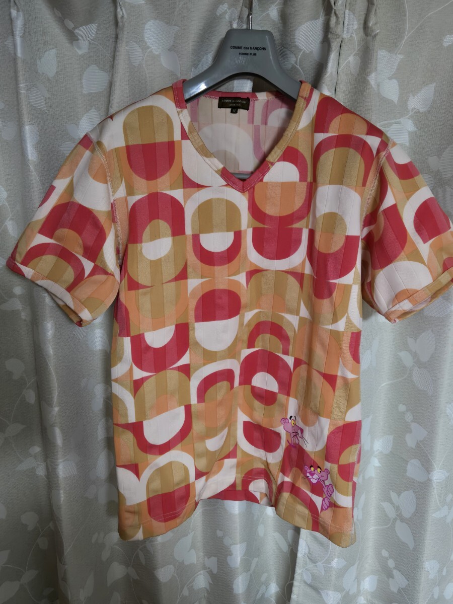 COMME des GARCONS HOMME PLUSコムデギャルソン オム プリュス ピンクパンサー半袖Tシャツ 拍卖