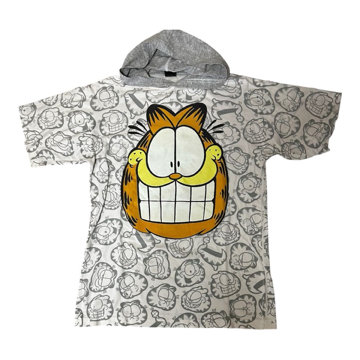 良品 GARFIELD ガーフィールド ビッグサイズ 総柄 Tシャツ拍卖