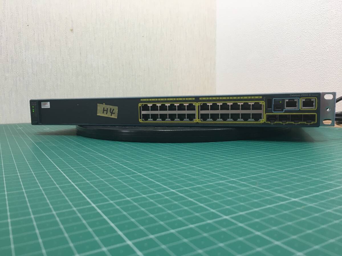 H4、CISCO Catalyst 2960シリーズ、スイッチ WS-C2960S-24TS-L、ハブ、ラックマウント拍卖