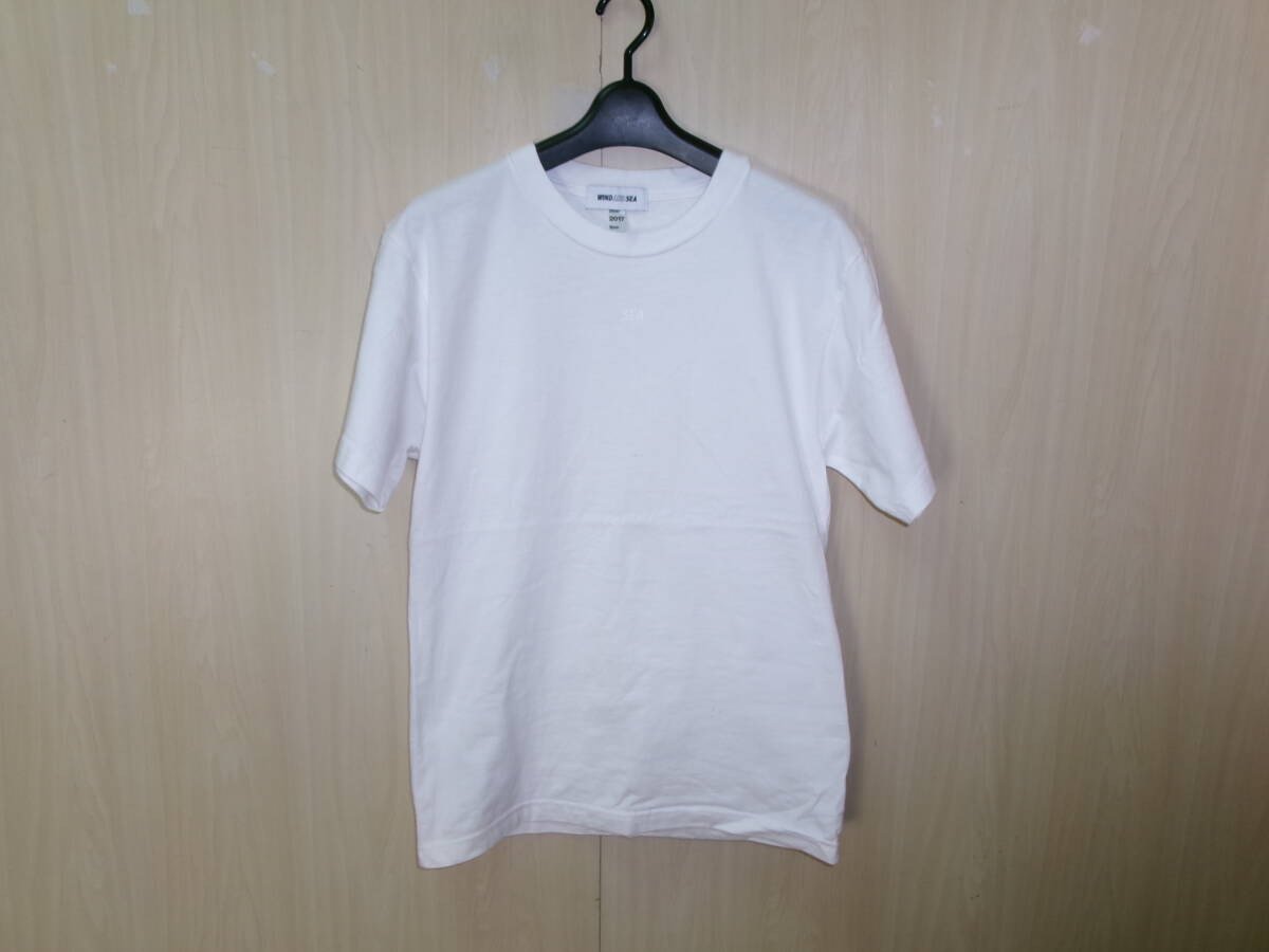 A25:WIND AND SEA×LOS ANGELES APPAREL(ウィンダンシー×ロサンゼルスアパレル)WDS-LAAP-01 sizeS 白 USA製 プリントロゴ 半袖Tシャツ:3拍卖