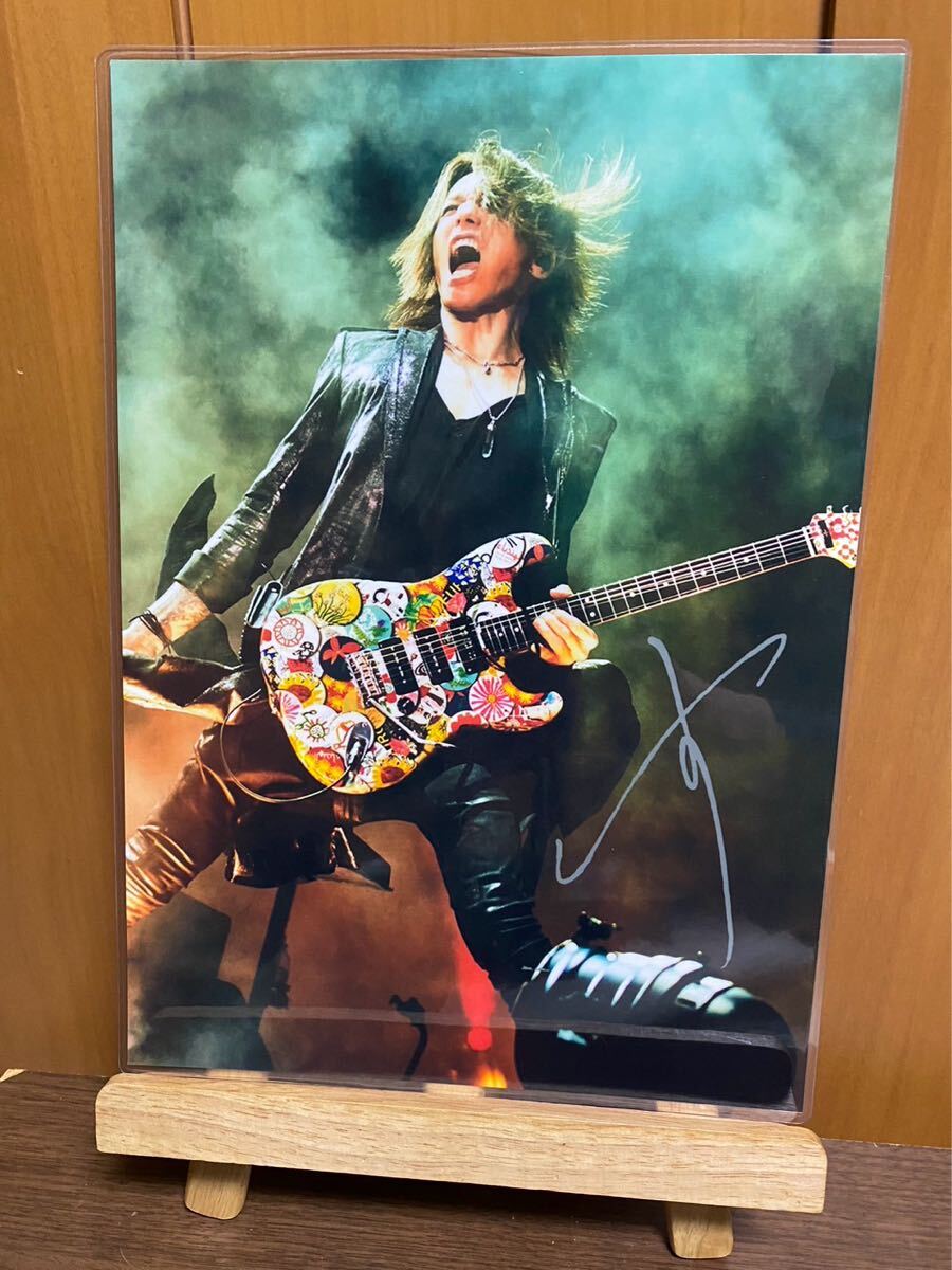 xjapan sugizo ラミネート ハンドメイド品 A4拍卖