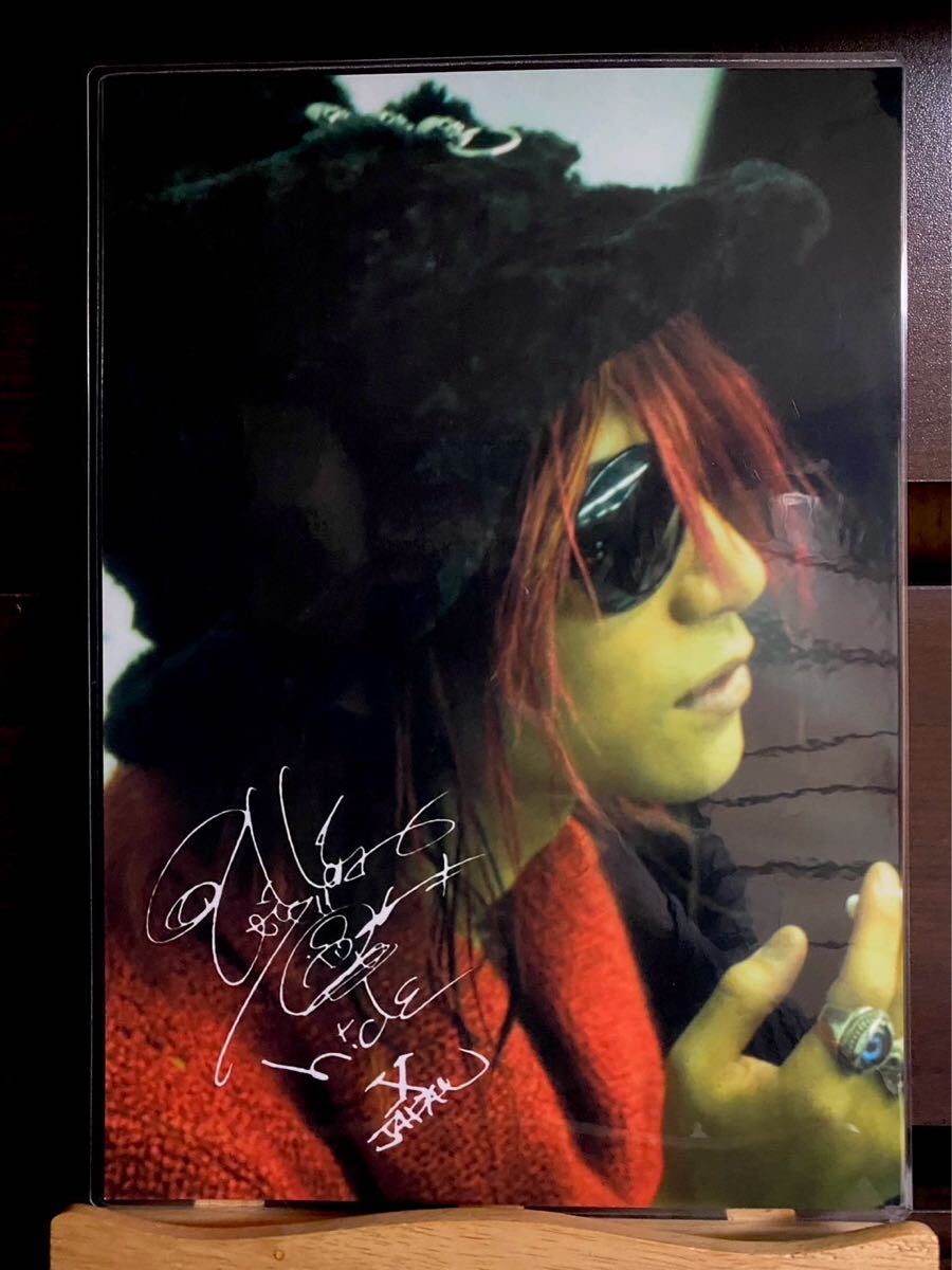 xjapan hide ラミネート ハンドメイド品 A4拍卖