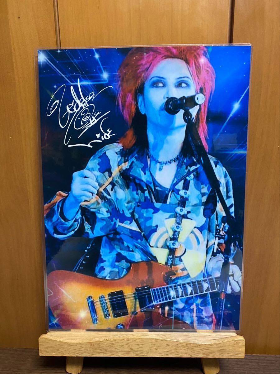 xjapan hide ラミネート ハンドメイド品 A4拍卖