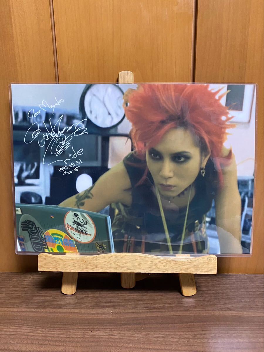 xjapan hide ラミネート ハンドメイド品 A4拍卖