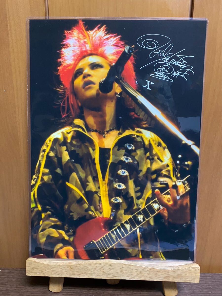 xjapan hide ラミネート ハンドメイド品 A4拍卖