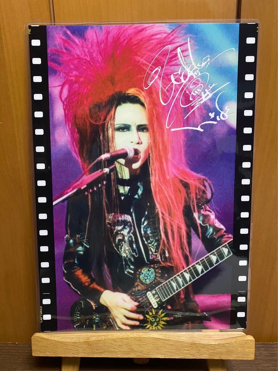 xjapan hide ラミネート ハンドメイド品 A4拍卖