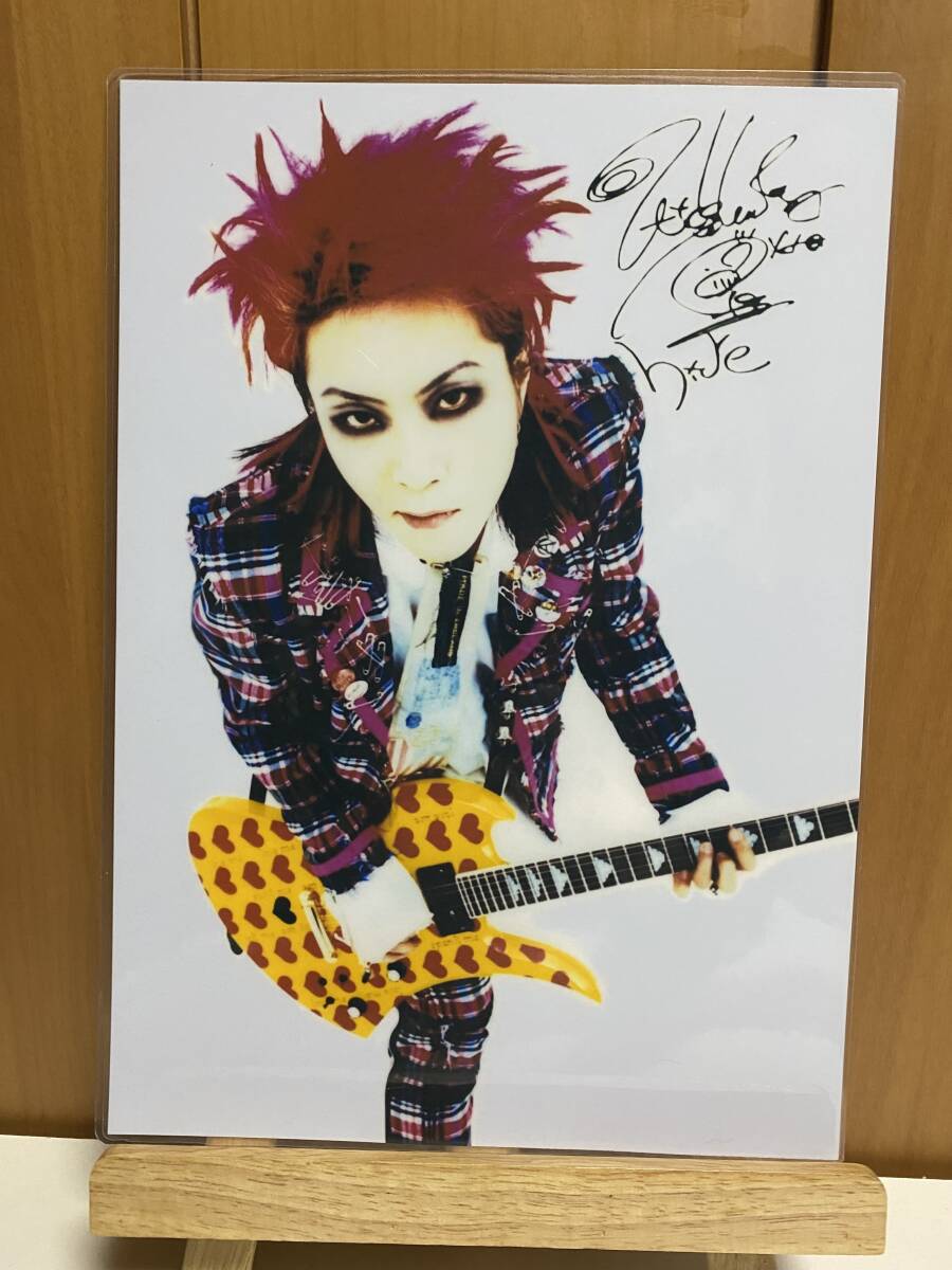 xjapan hide ラミネート ハンドメイド品 A4 拍卖