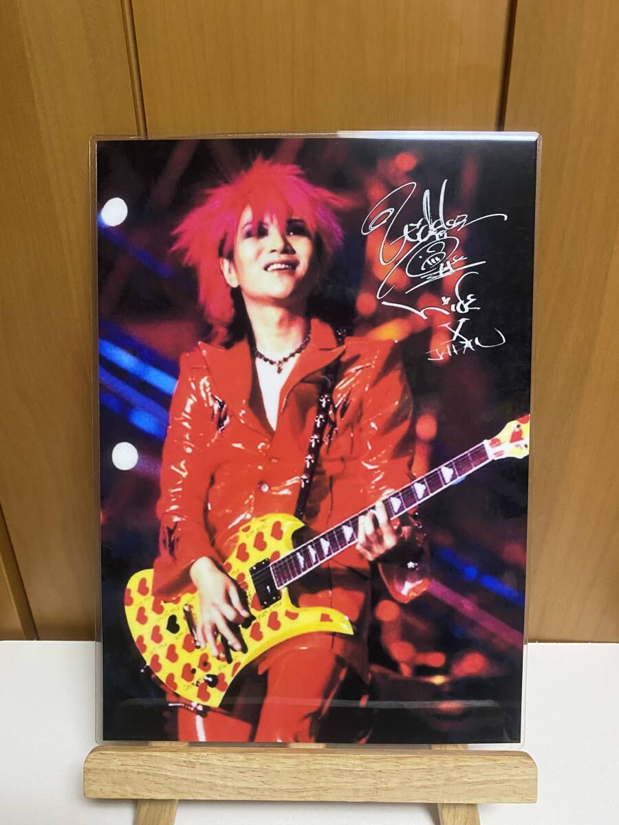 xjapan hide ラミネート ハンドメイド品 A4拍卖