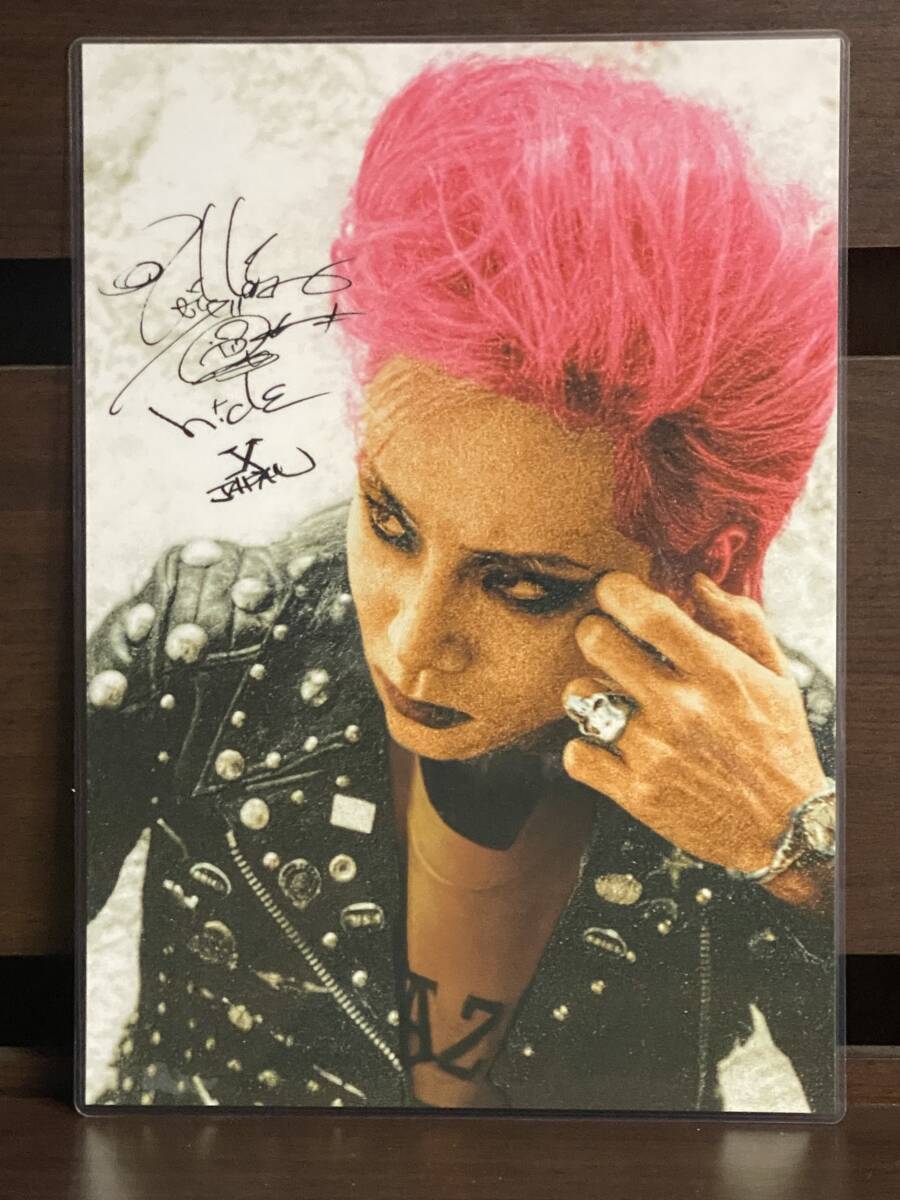 xjapan hide ラミネート ハンドメイド品 A4 拍卖