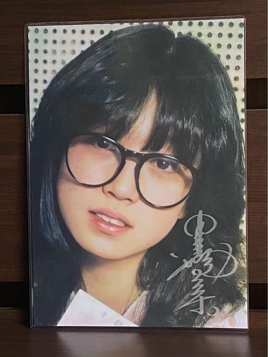 中森明菜 ラミネート ハンドメイド品 A4拍卖