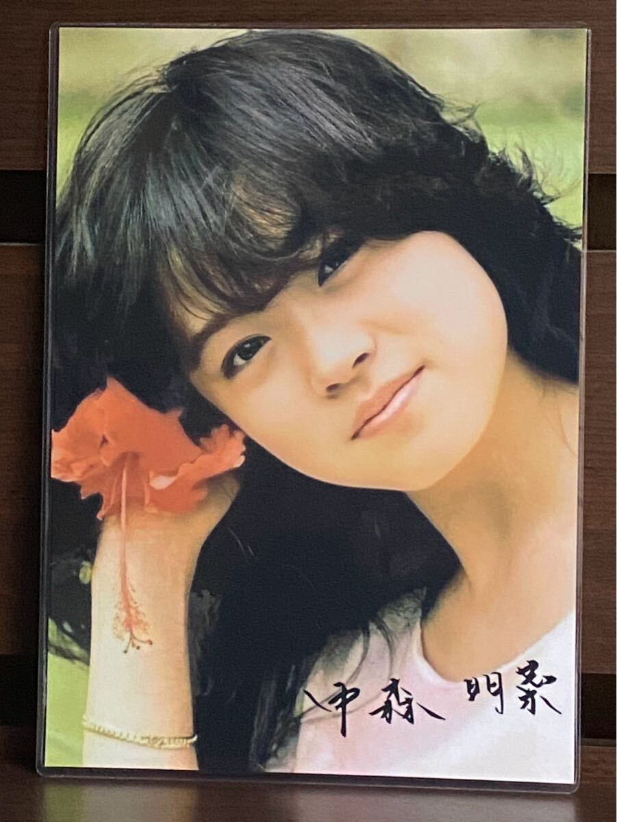 中森明菜 ラミネート ハンドメイド品 A4拍卖