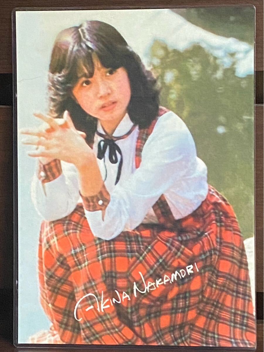 中森明菜 ラミネート ハンドメイド品 A4拍卖