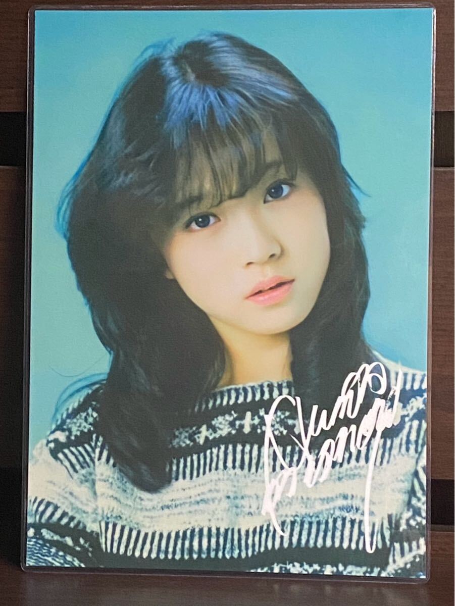 中森明菜 ラミネート ハンドメイド品 A4拍卖