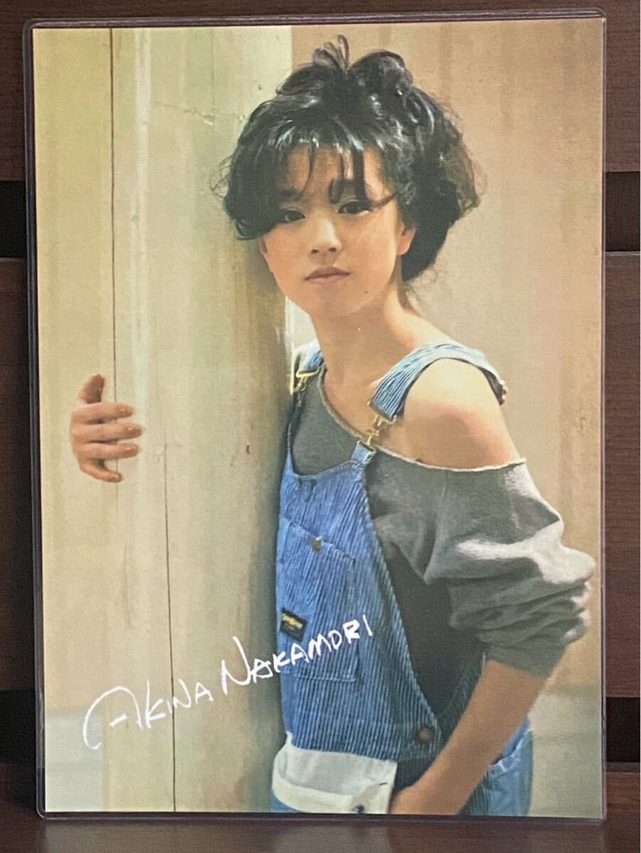 中森明菜 ラミネート ハンドメイド品 A4拍卖