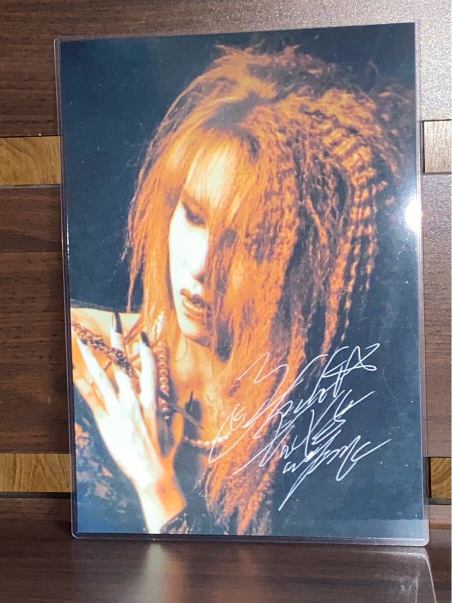 xjapan yoshiki ラミネート ハンドメイド品 A4拍卖