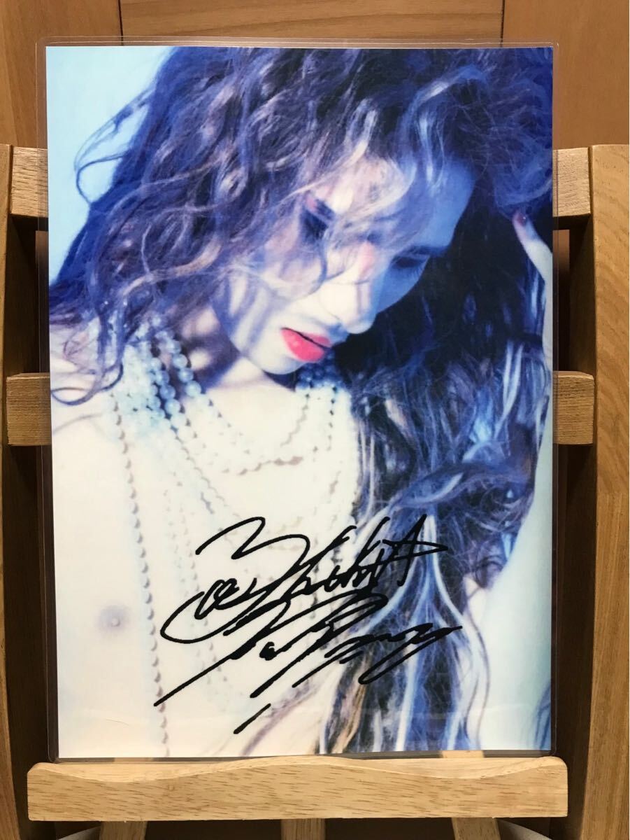 xjapan yoshiki ラミネート ハンドメイド品 A4拍卖