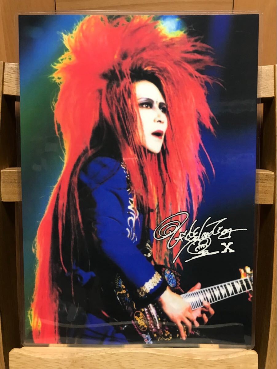 xjapan hide ラミネート ハンドメイド品 A4拍卖