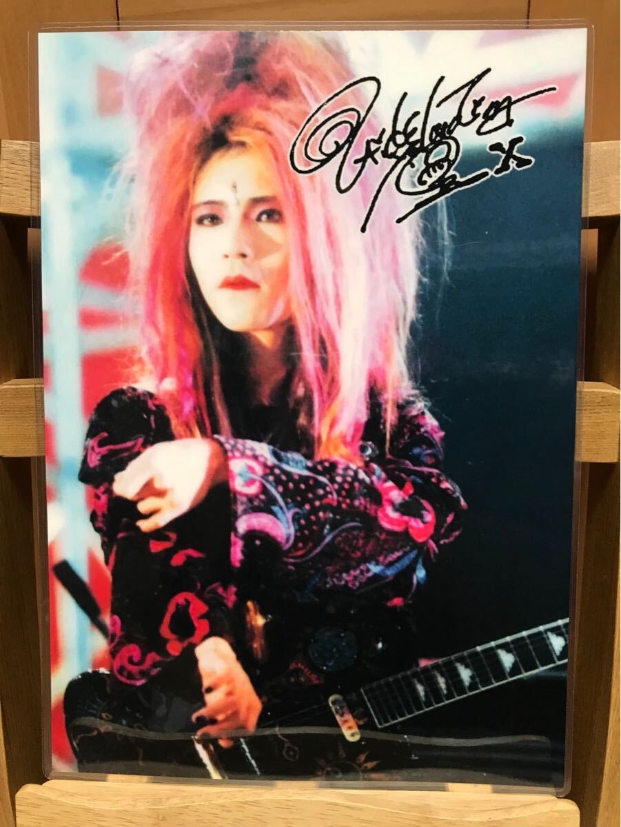 xjapan hide ラミネート ハンドメイド品 A4拍卖
