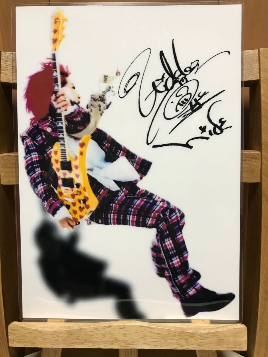 xjapan hide ラミネート ハンドメイド品 A4拍卖