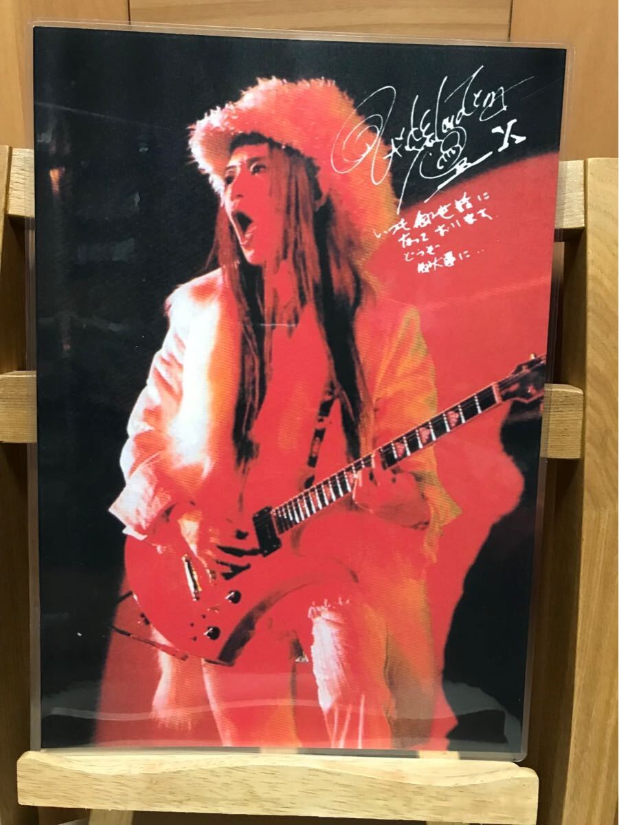 xjapan hide ラミネート ハンドメイド品 A4拍卖
