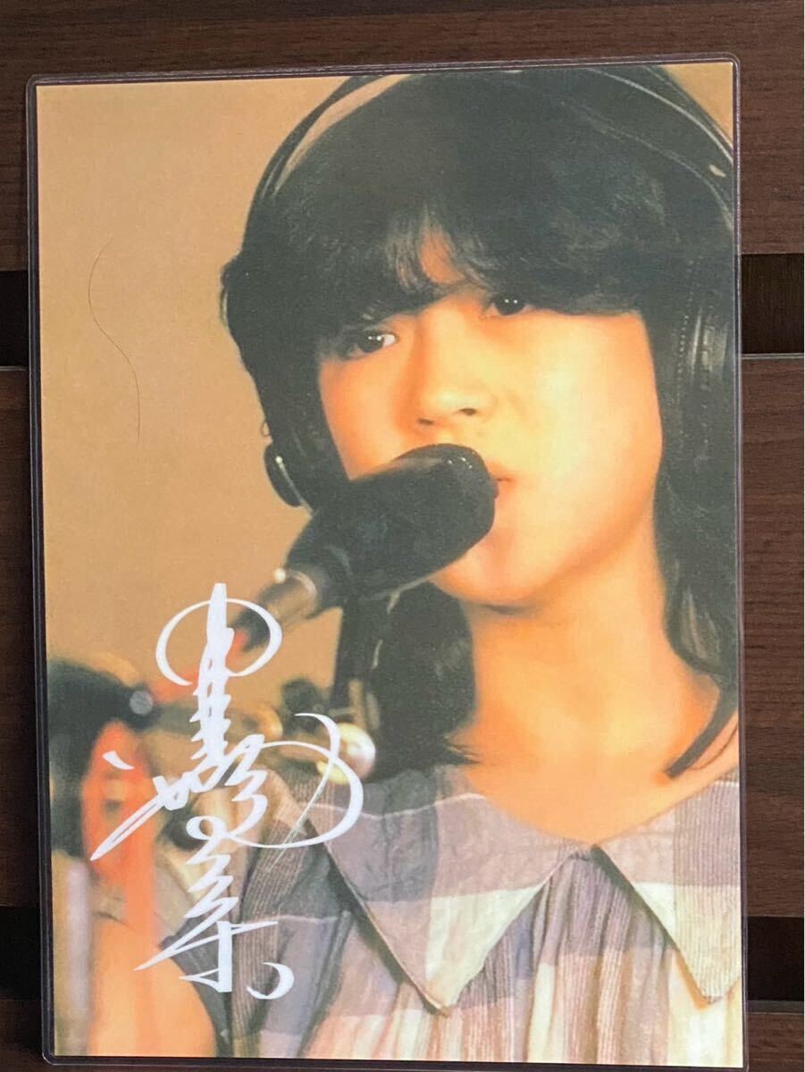 中森明菜 ラミネート ハンドメイド品 A4拍卖