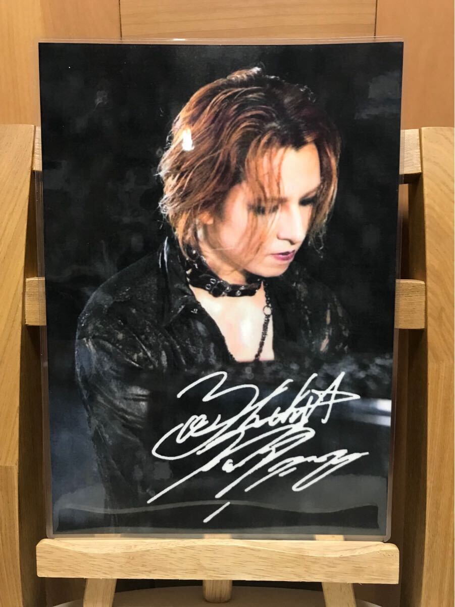 xjapan yoshiki ラミネート ハンドメイド品 A4拍卖