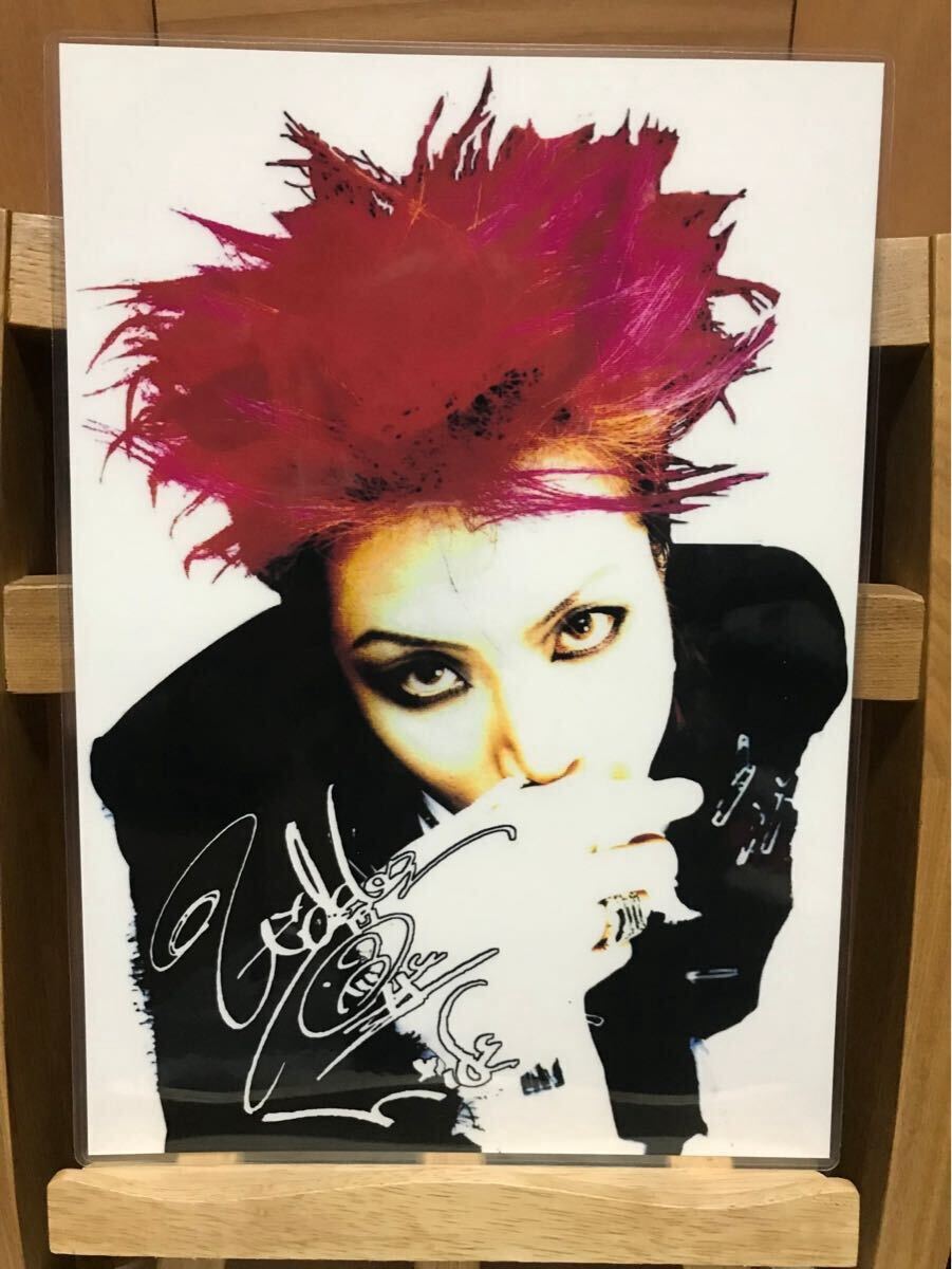 xjapan hide ラミネート ハンドメイド品 A4拍卖