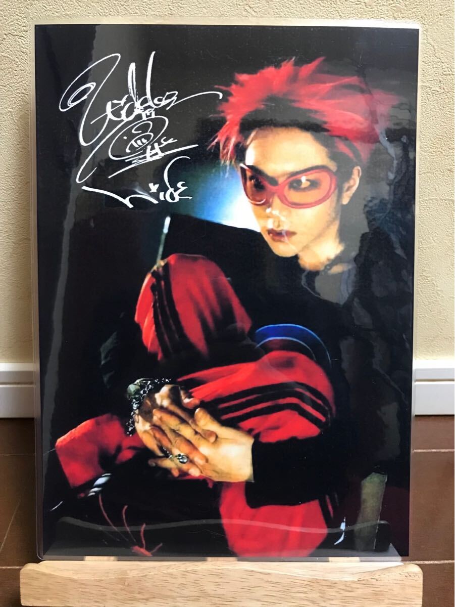 xjapan hide ラミネート ハンドメイド品 A4拍卖