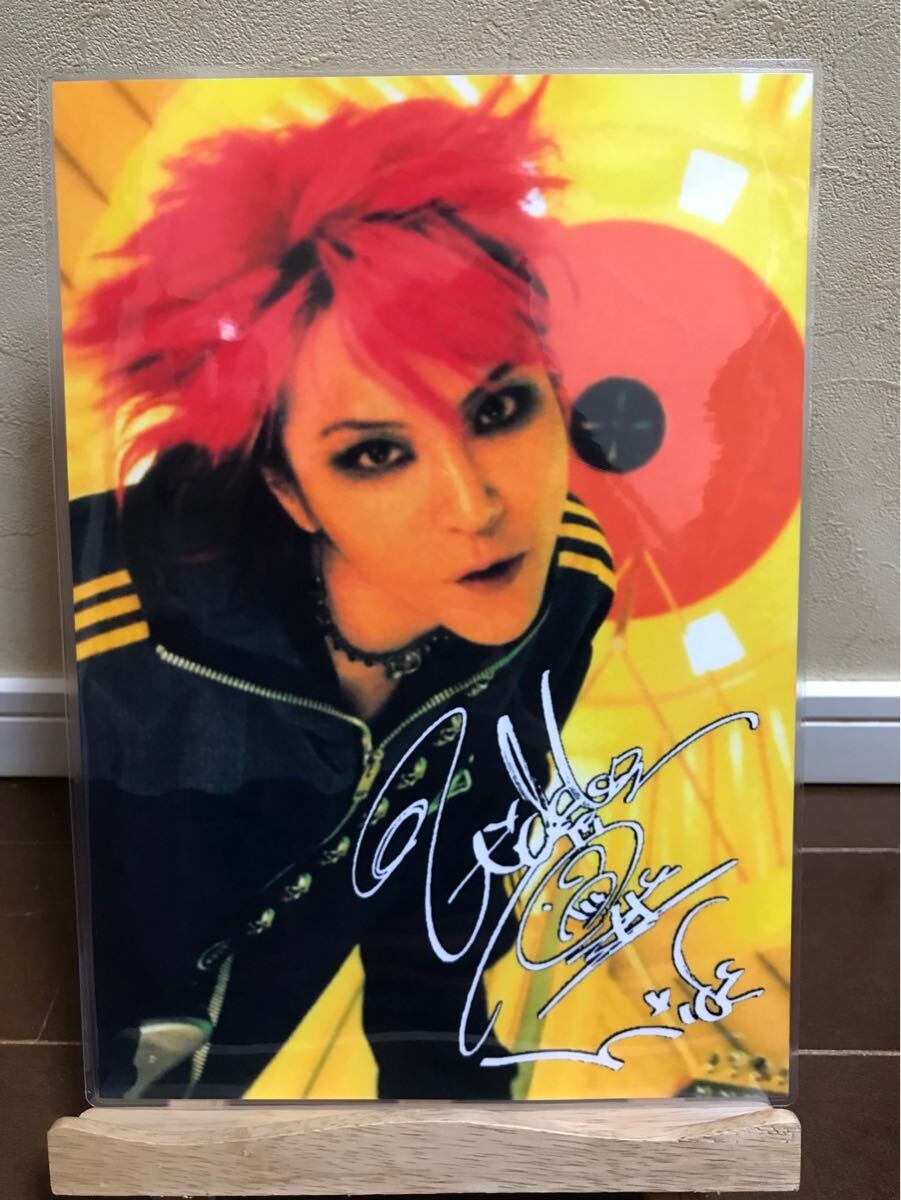 xjapan hide ラミネート ハンドメイド品 A4拍卖