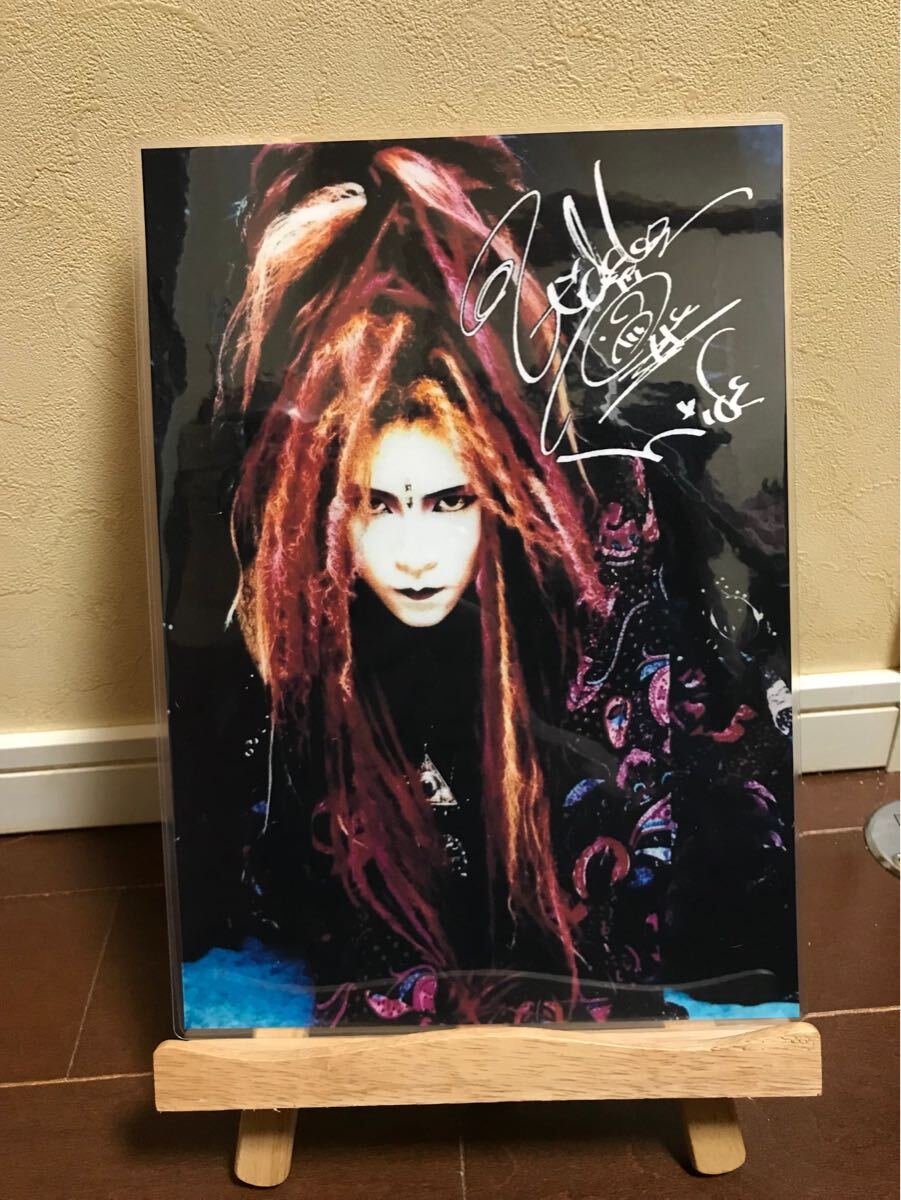 xjapan hide ラミネート ハンドメイド品 A4拍卖