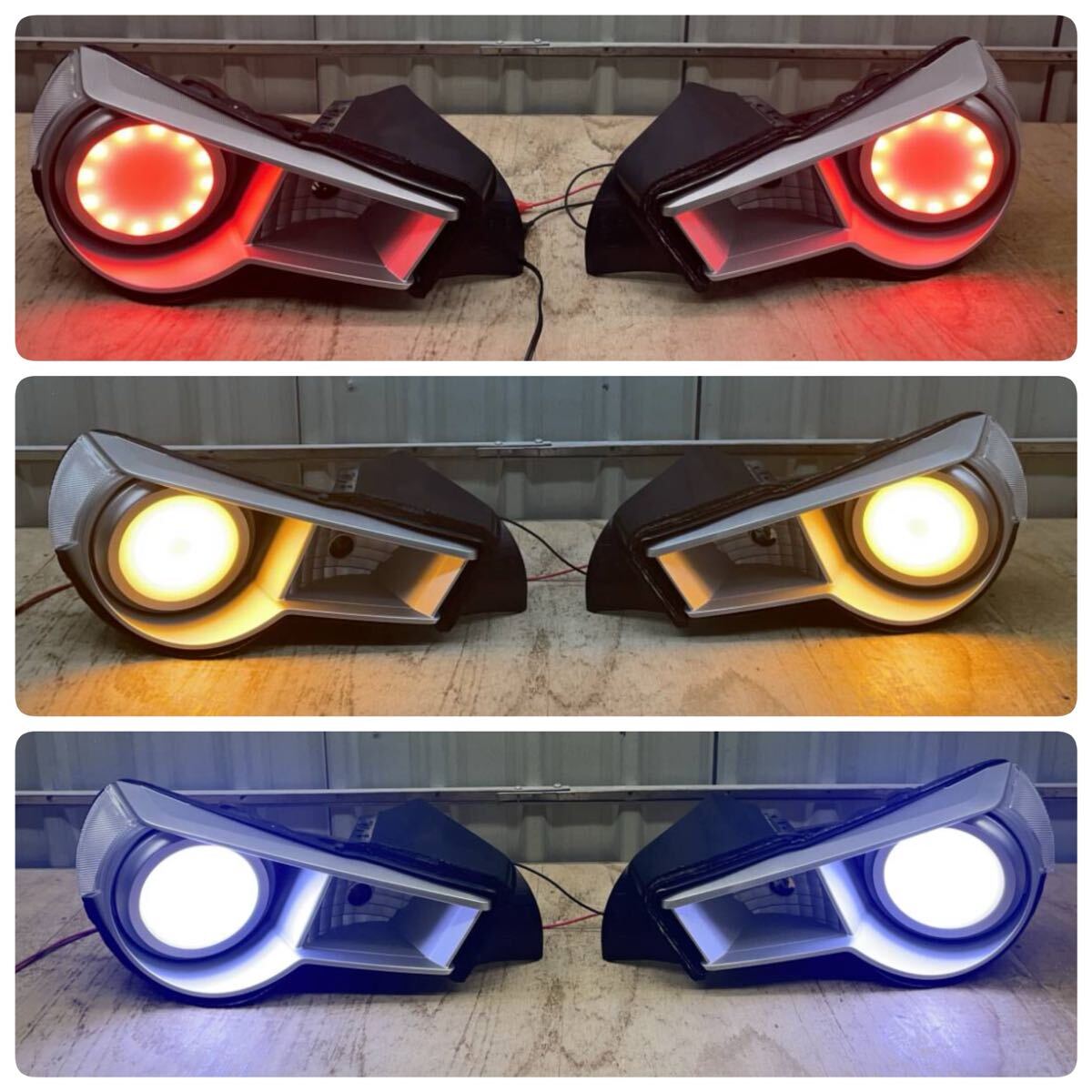 トヨタ 86 ZN6 ハチロク 純正 LED テールランプ テールライト レンズ アクリル オリジナル クリア 加工 ワンオフ レンズレス拍卖