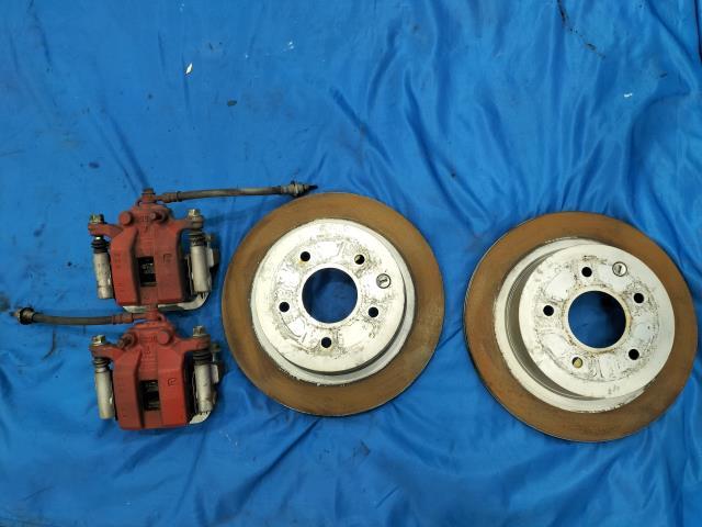 6.3万km!! ZE0 日産 リーフ X 純正 左右SET R リア キャリパー ローター 4点SET拍卖