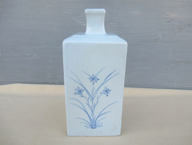 即決■安東五 角徳利 四君子■と-70拍卖