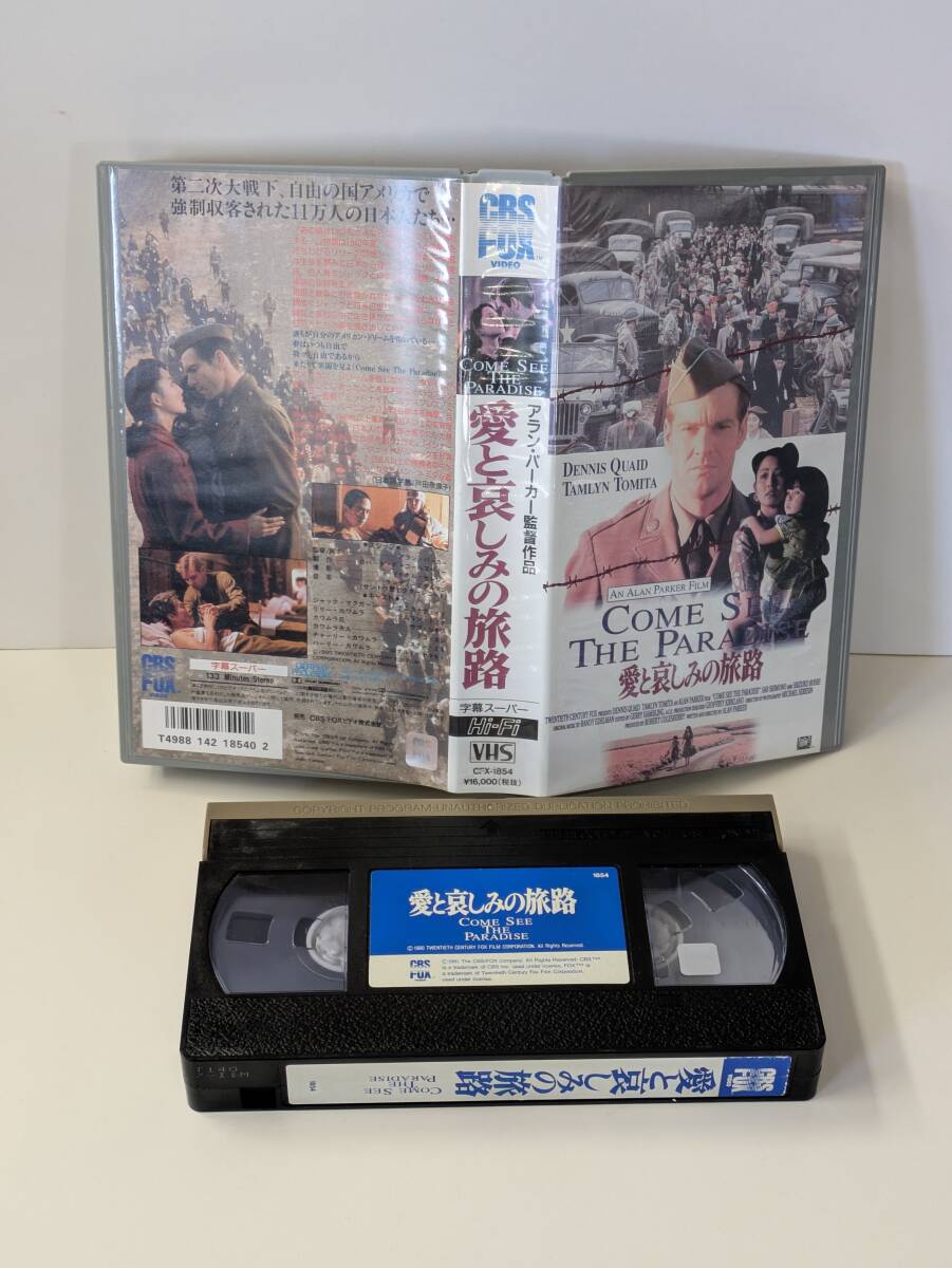 ■希少!VHSビデオ【愛と哀しみの旅路/デニス・クェイド】中古良品!拍卖