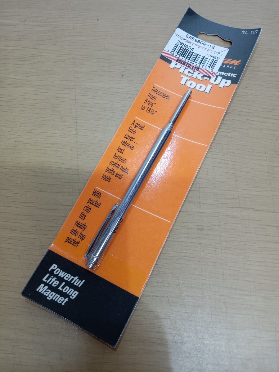 Pick-Up Tool マグネットピックアップツール 伸縮型 460mm EA598GG-12 保管品拍卖