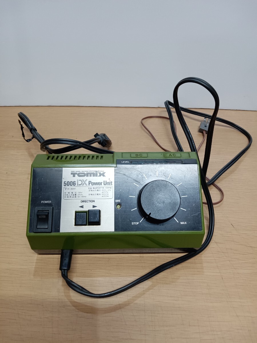 TOMIX 5006 DX Power Unit トミックス パワーユニット 中古保管品 箱無し 本体のみ 通電確認のみ 鉄道模型拍卖