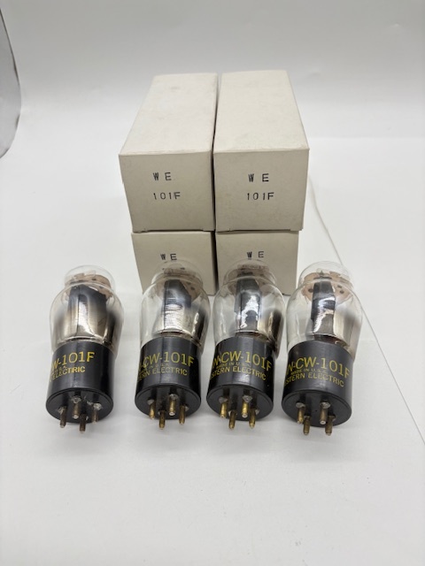 Western Electric/ウェスタンエレクトリック JAN-CW-101F WE 真空管 4本 動作未確認拍卖