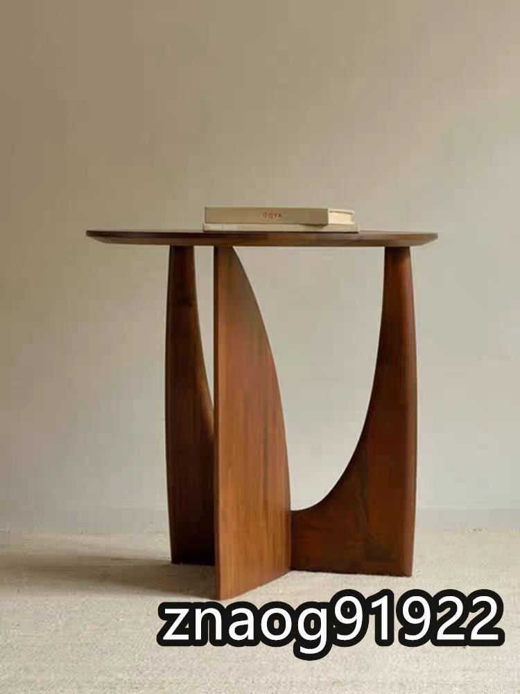 人気新品 サイドテーブル アーチテーブル 円型 シンプル 木製 北欧風 リビングサイドテーブル ナチュラル インテリア おしゃ拍卖