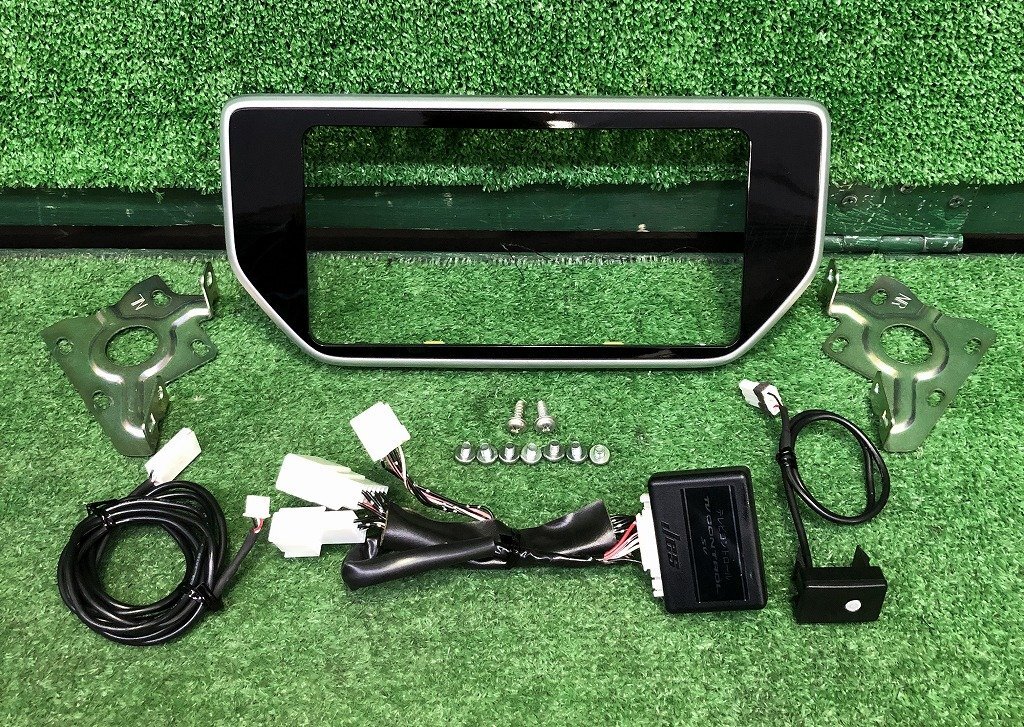 ☆ムーヴ LA150S オーディオパネル 7インチワイドサイズ TVコントロール付 小傷線傷有り 取り付け部OK 送料サイズ【S】拍卖