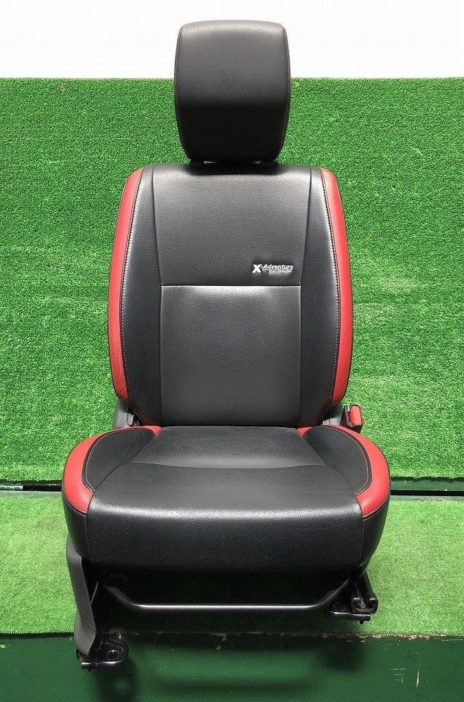 ☆ジムニー JB23W 9型 クロスアドベンチャー レザーシート 右側 動作OK スレ シワ 汚れ スポンジのヘタリ有り 送料サイズ【L】拍卖