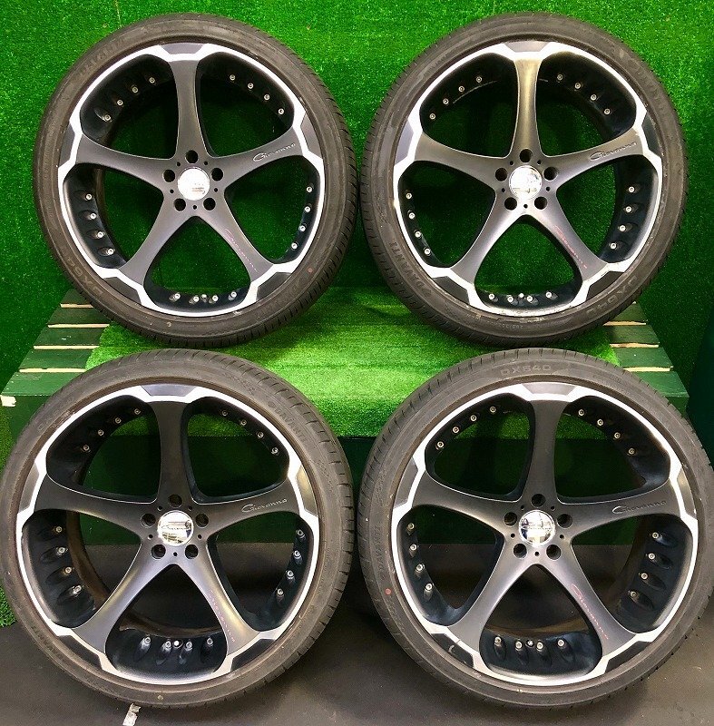 ☆ジオバンナ 22インチ アルミホイール4本セット ダッジチャージャー 2008年車にて使用 現状品 送料サイズ【2L】拍卖