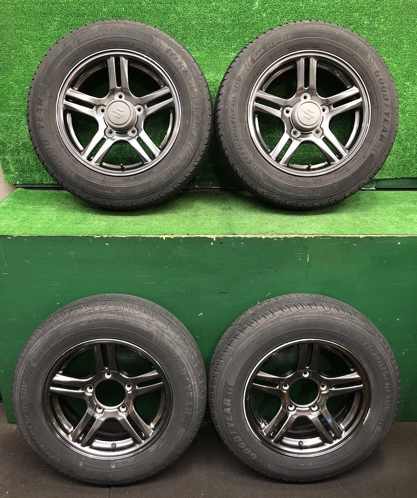 ☆ジムニー JB23W 9型 クロスアドベンチャー 純正アルミホイール4本セット 送料サイズ【2L】拍卖