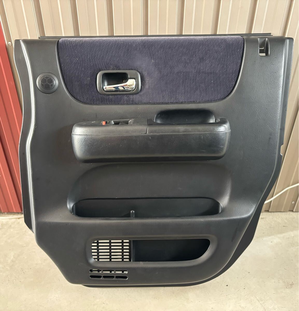 ★ABA-HM1★生地色(紺)★バモス★内張り★ドアトリム★運転席側※右側※パワーウィンドウスィッチ付※おまけ(ツィーター付)拍卖