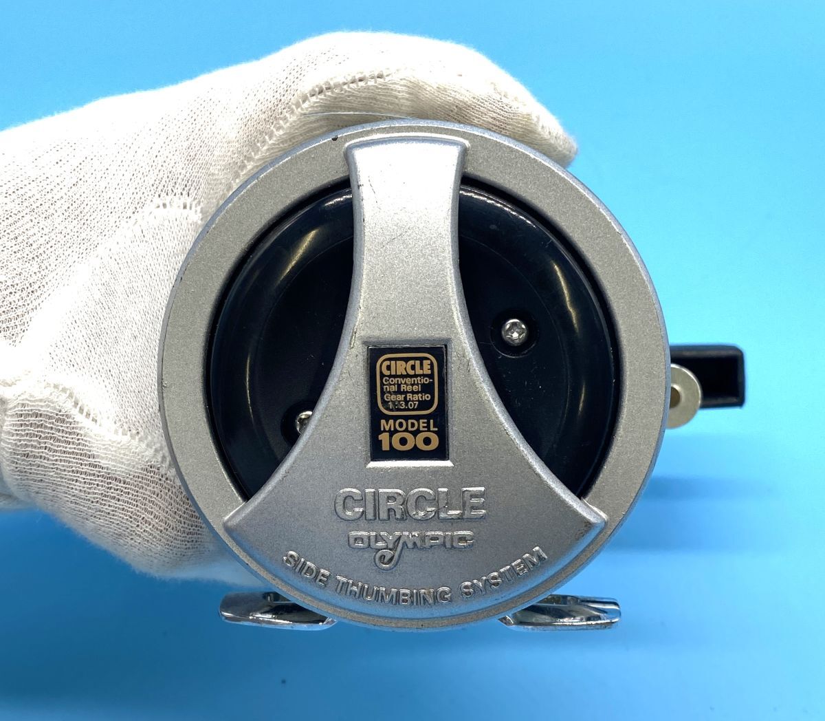 【30452】中古現状品 olympic オリンピック circle model100 リール 釣り用 動作未確認 ジャンク ヤマト60サイズ拍卖