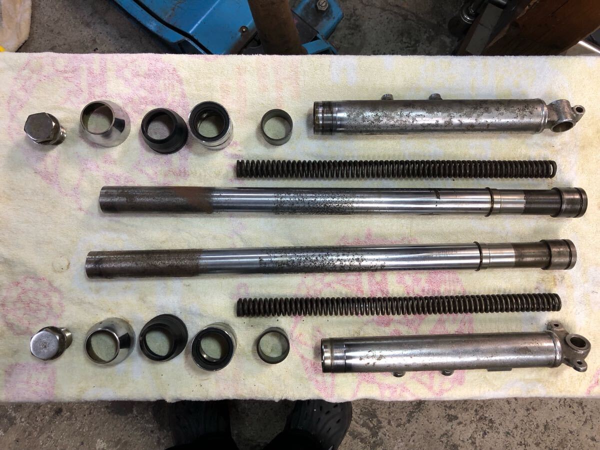 ヤマハ XS650 XS650E XS650SP XS-1 純正 フロントフォーク拍卖