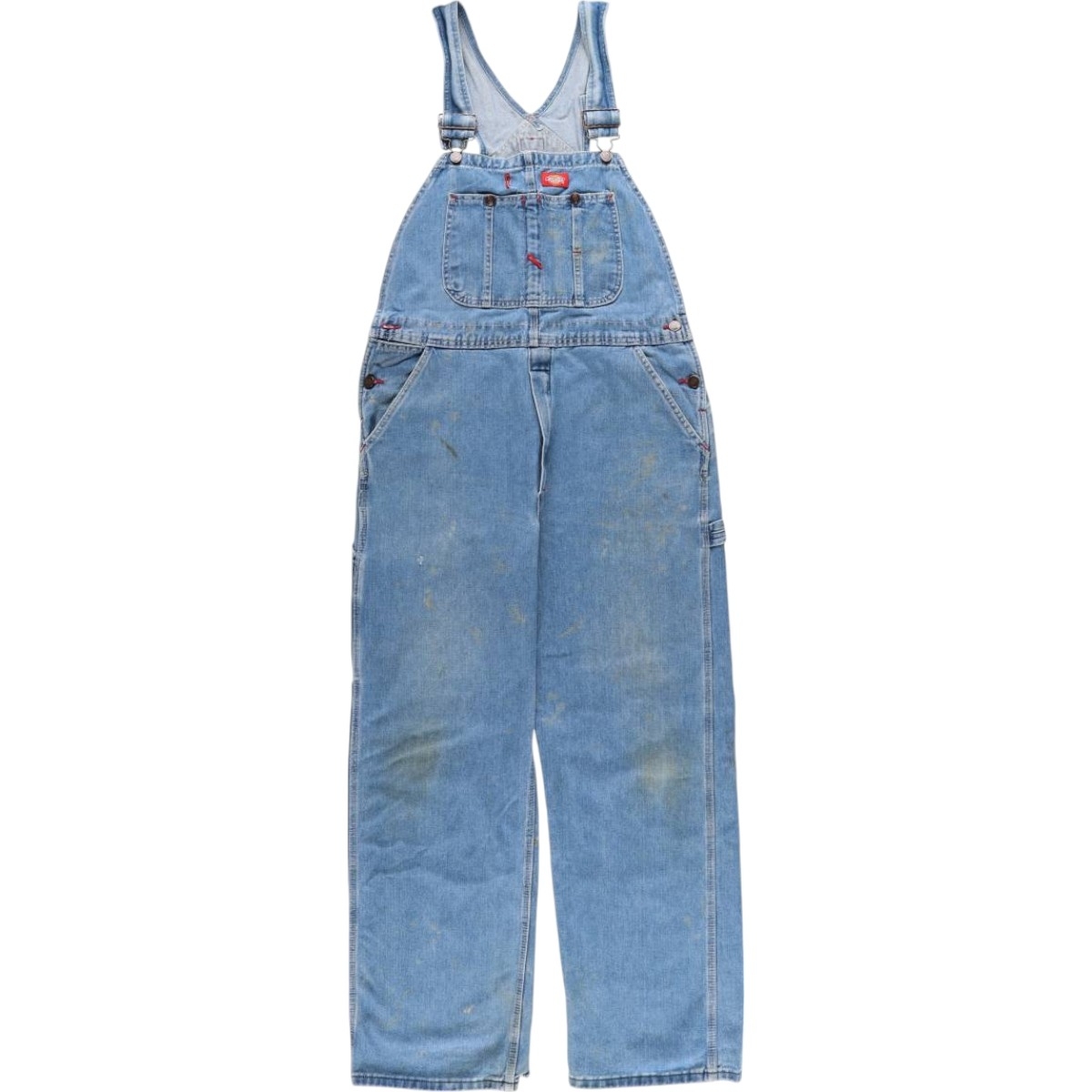 古着 90年代 ディッキーズ Dickies デニムオーバーオール メンズw36相当 ヴィンテージ /eaa561541拍卖