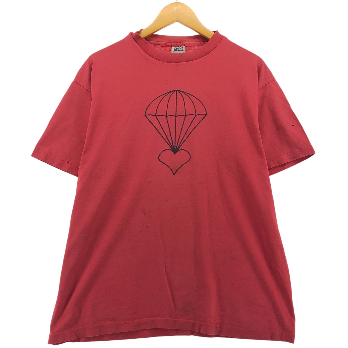 古着 80年代 アンビル Anvil プリントTシャツ USA製 メンズXL相当 ヴィンテージ /eaa565960拍卖