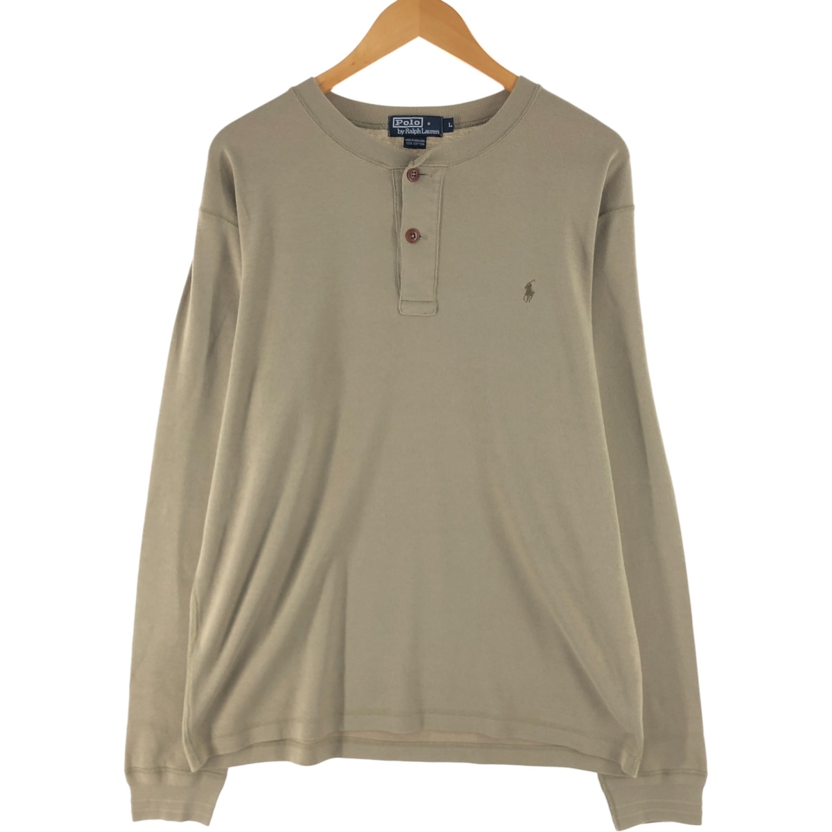 古着 ラルフローレン Ralph Lauren POLO by Ralph Lauren ヘンリーネック ロングTシャツ ロンT メンズL相当 /eaa564838拍卖