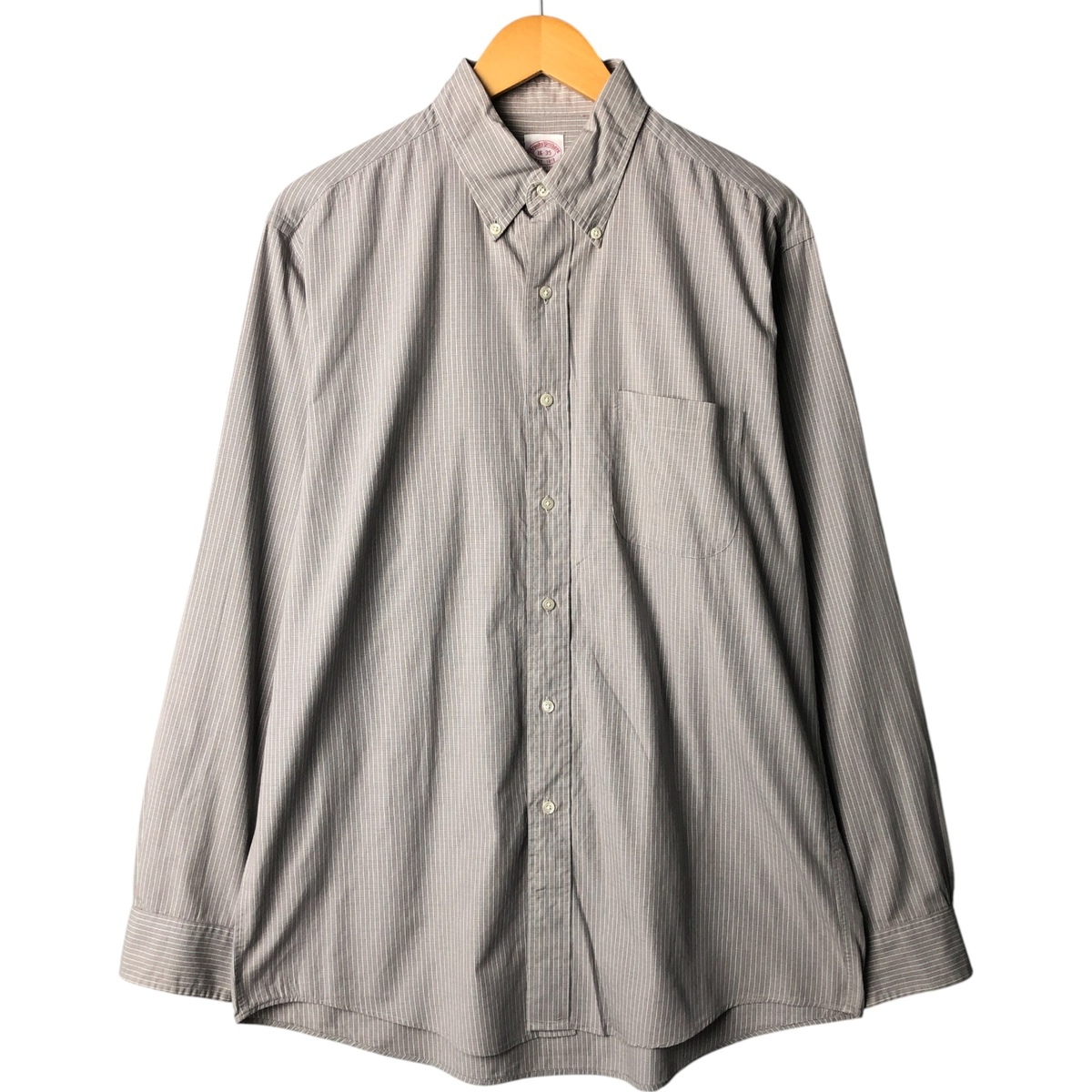 古着 ブルックスブラザーズ Brooks Brothers Est.1818 長袖 ボタンダウンチェックシャツ メンズL相当 /eaa566935拍卖