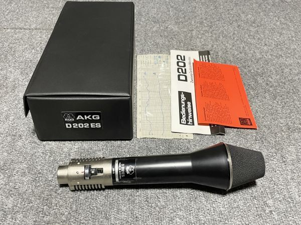 AKG D202ES ダイナミックマイク ケース/取説 現状品拍卖